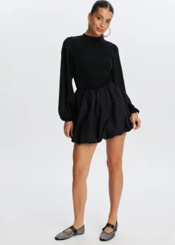 The Sting Ballon top met glitter<DAMES Tops