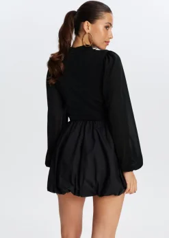 The Sting Ballon top met glitter<DAMES Tops