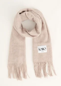 The Sting Basic sjaal met patch<DAMES Sjaals