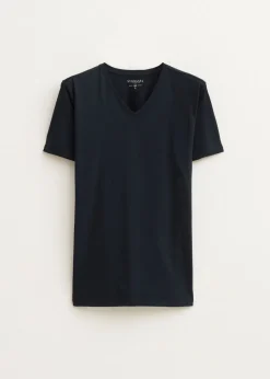 The Sting Basic t-shirt met v-hals<Heren Basics|T-Shirts