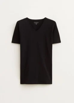 The Sting Basic t-shirt met v-hals<Heren Basics|T-Shirts