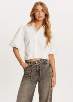 The Sting Blouse met balloonmouwen<DAMES Blouses