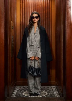 The Sting Blouse met ruitjes<DAMES Blouses