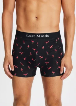The Sting Boxer met print flamingo<Heren Ondergoed