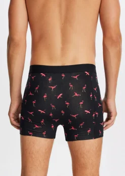 The Sting Boxer met print flamingo<Heren Ondergoed