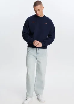 The Sting Boxy sweater met print<Heren Sweaters En Hoodies