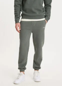 The Sting Brushed cuffed sweatpants<Heren Basics|Broeken