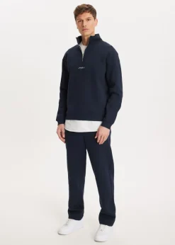 The Sting Brushed half zip sweater<Heren Sweaters En Hoodies