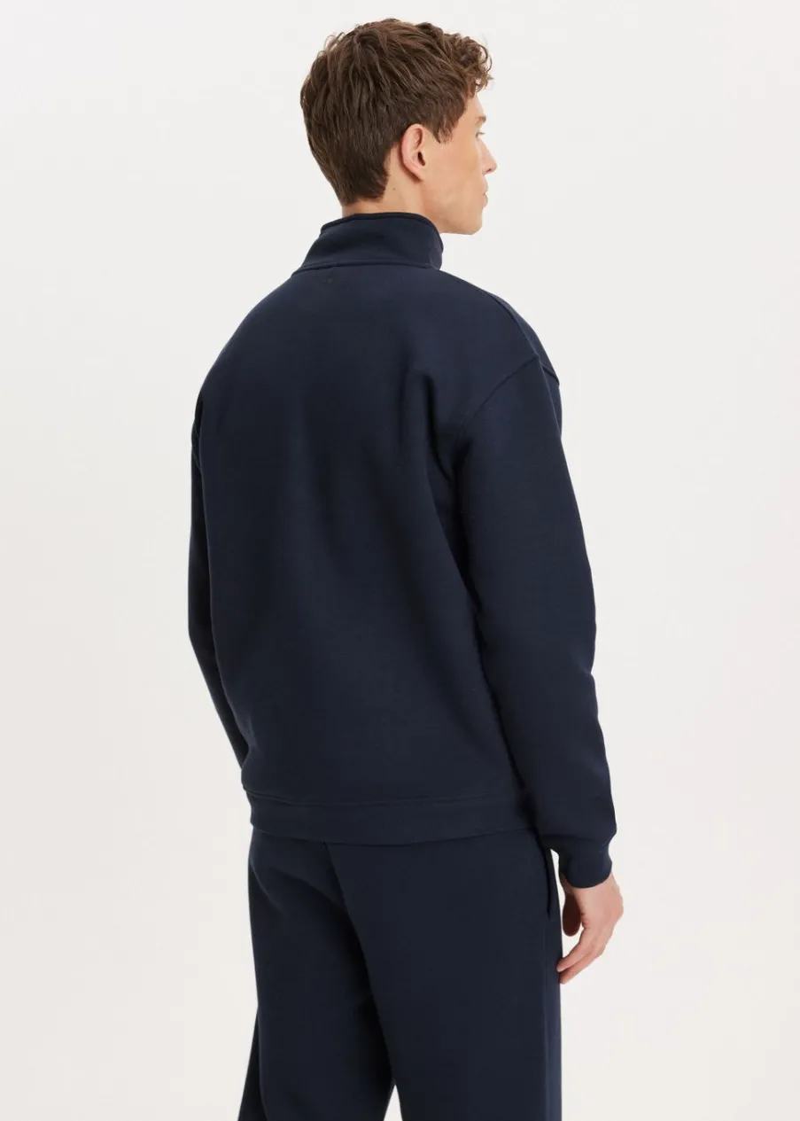 The Sting Brushed half zip sweater<Heren Sweaters En Hoodies