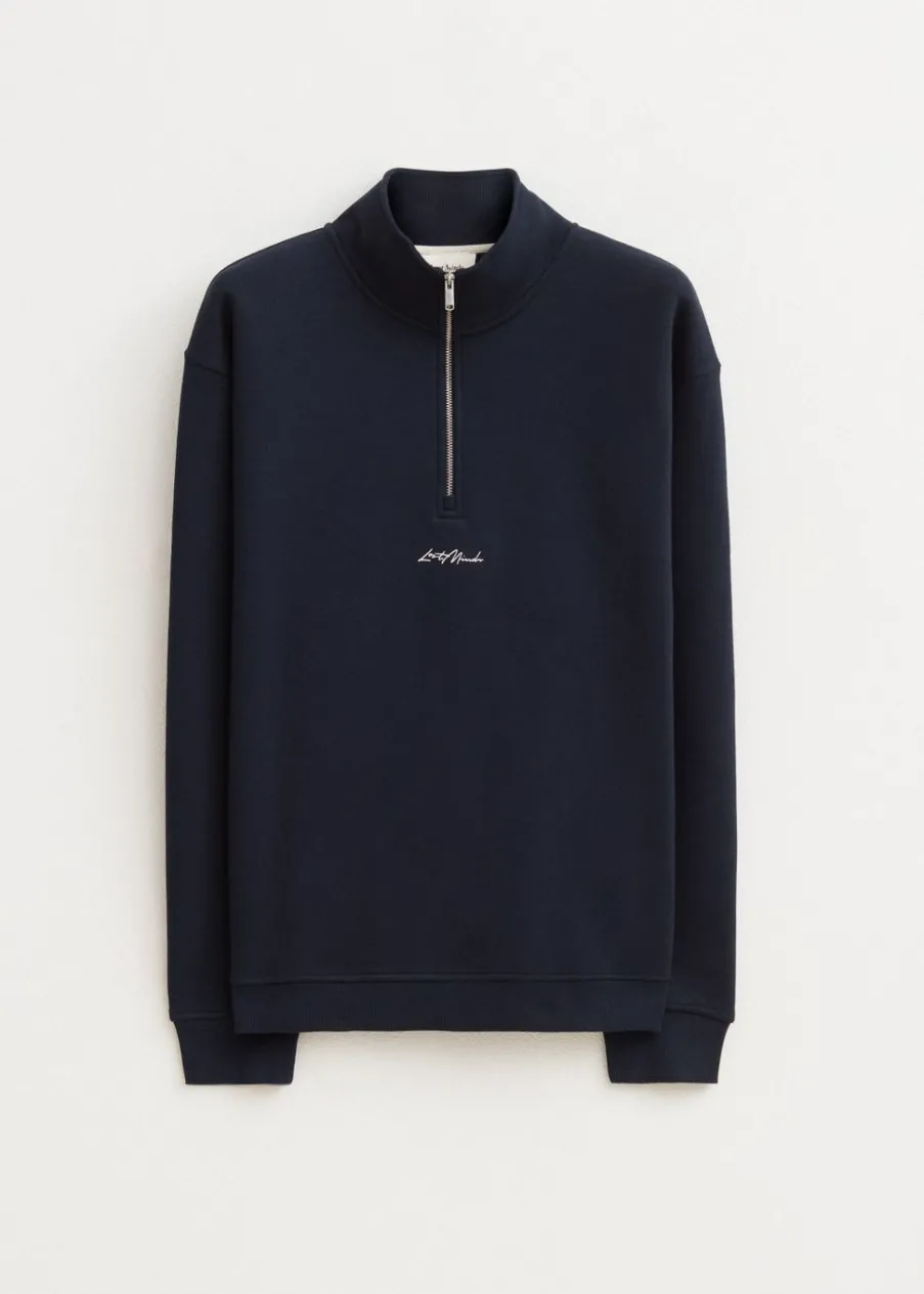 The Sting Brushed half zip sweater<Heren Sweaters En Hoodies
