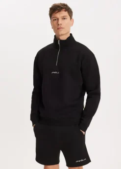 The Sting Brushed half zip sweater<Heren Sweaters En Hoodies