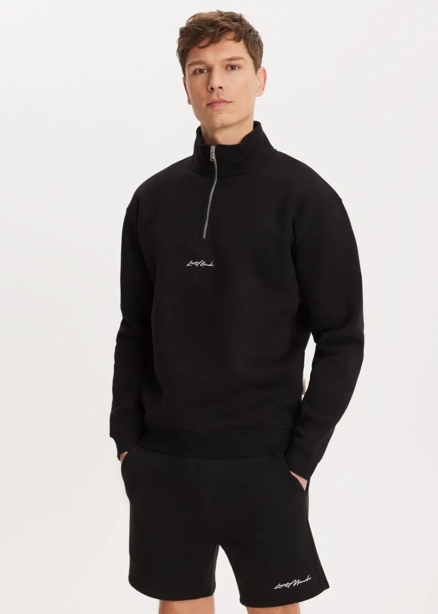 The Sting Brushed half zip sweater<Heren Sweaters En Hoodies