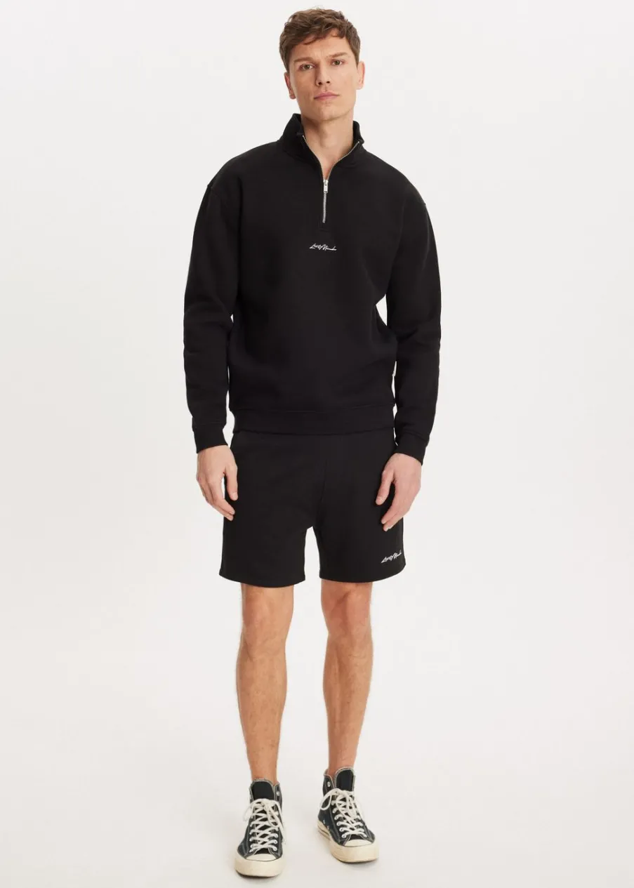 The Sting Brushed half zip sweater<Heren Sweaters En Hoodies