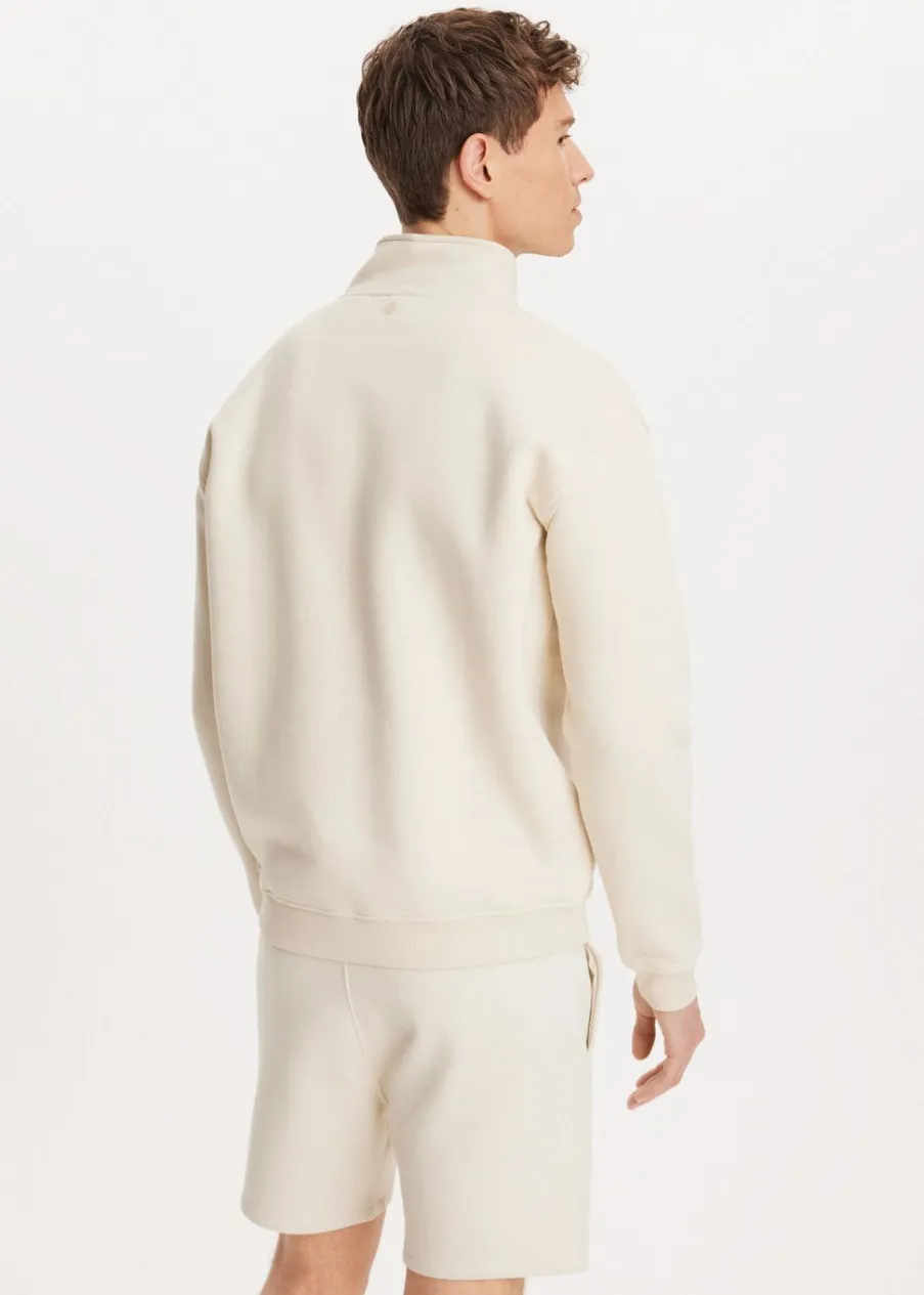 The Sting Brushed half zip sweater<Heren Sweaters En Hoodies