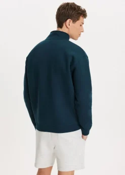 The Sting Brushed half zip sweater<Heren Sweaters En Hoodies