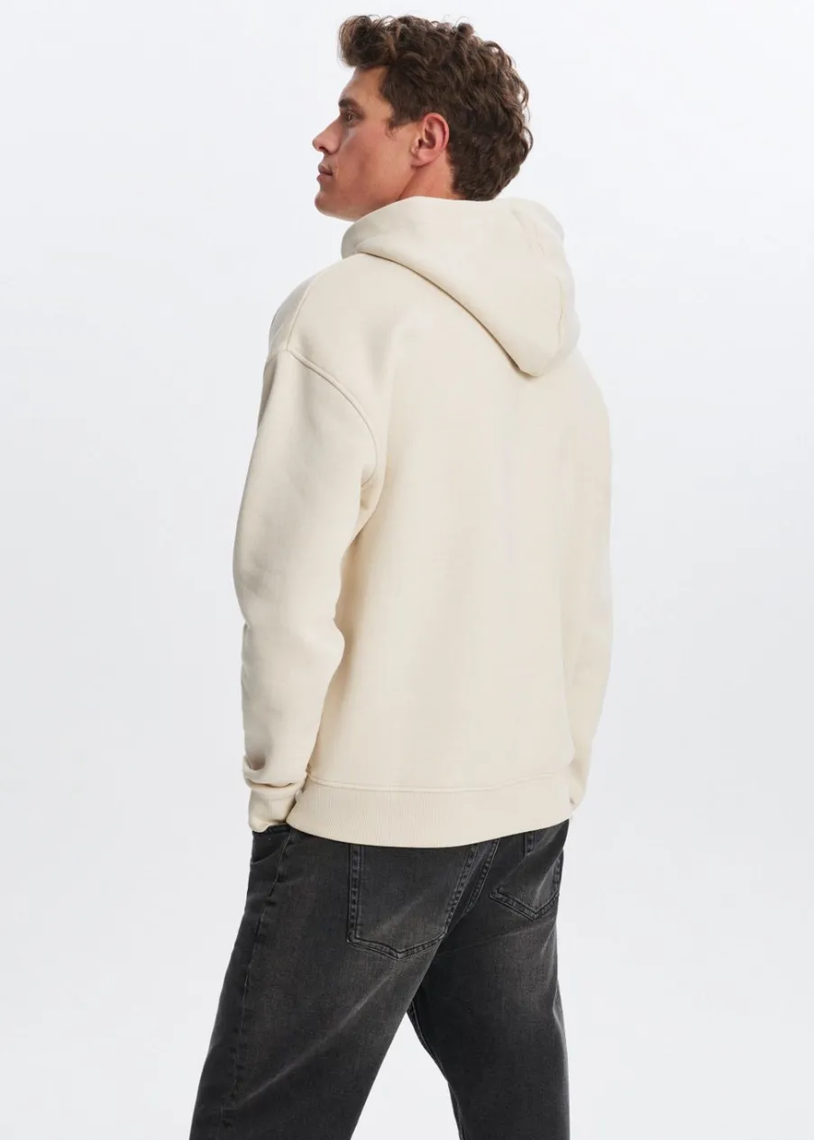 The Sting Brushed hoodie met logo<Heren Sweaters En Hoodies