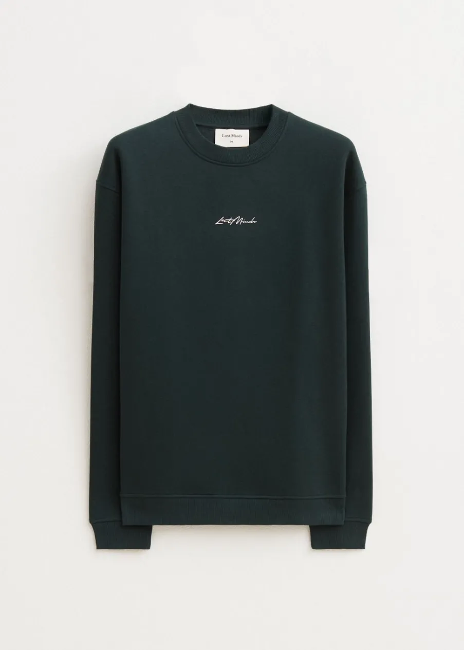 The Sting Brushed written sweater<Heren Sweaters En Hoodies