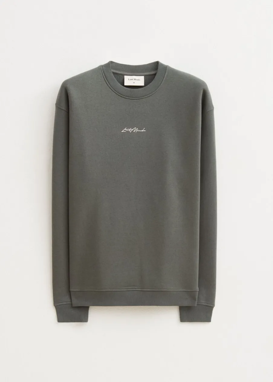 The Sting Brushed written sweater<Heren Sweaters En Hoodies