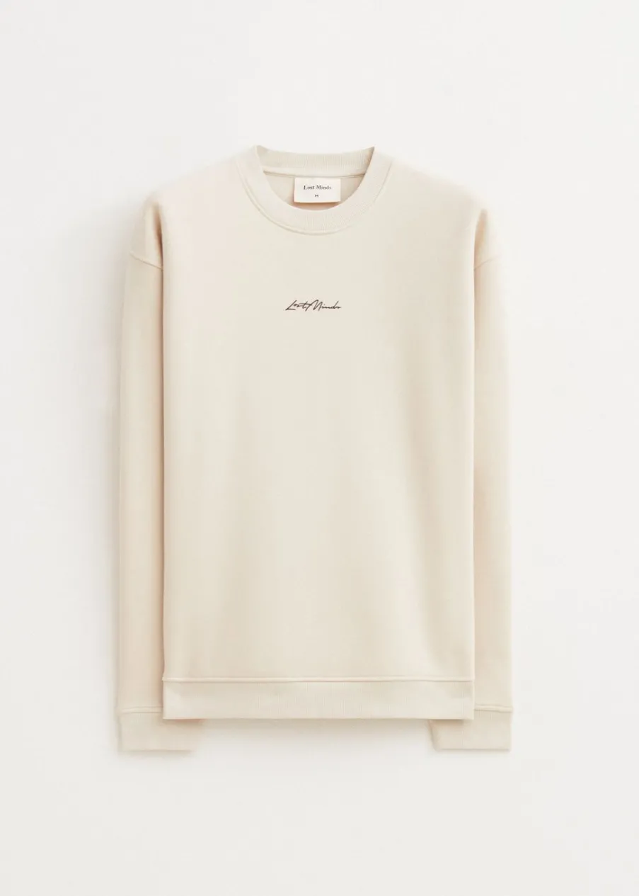 The Sting Brushed written sweater<Heren Sweaters En Hoodies