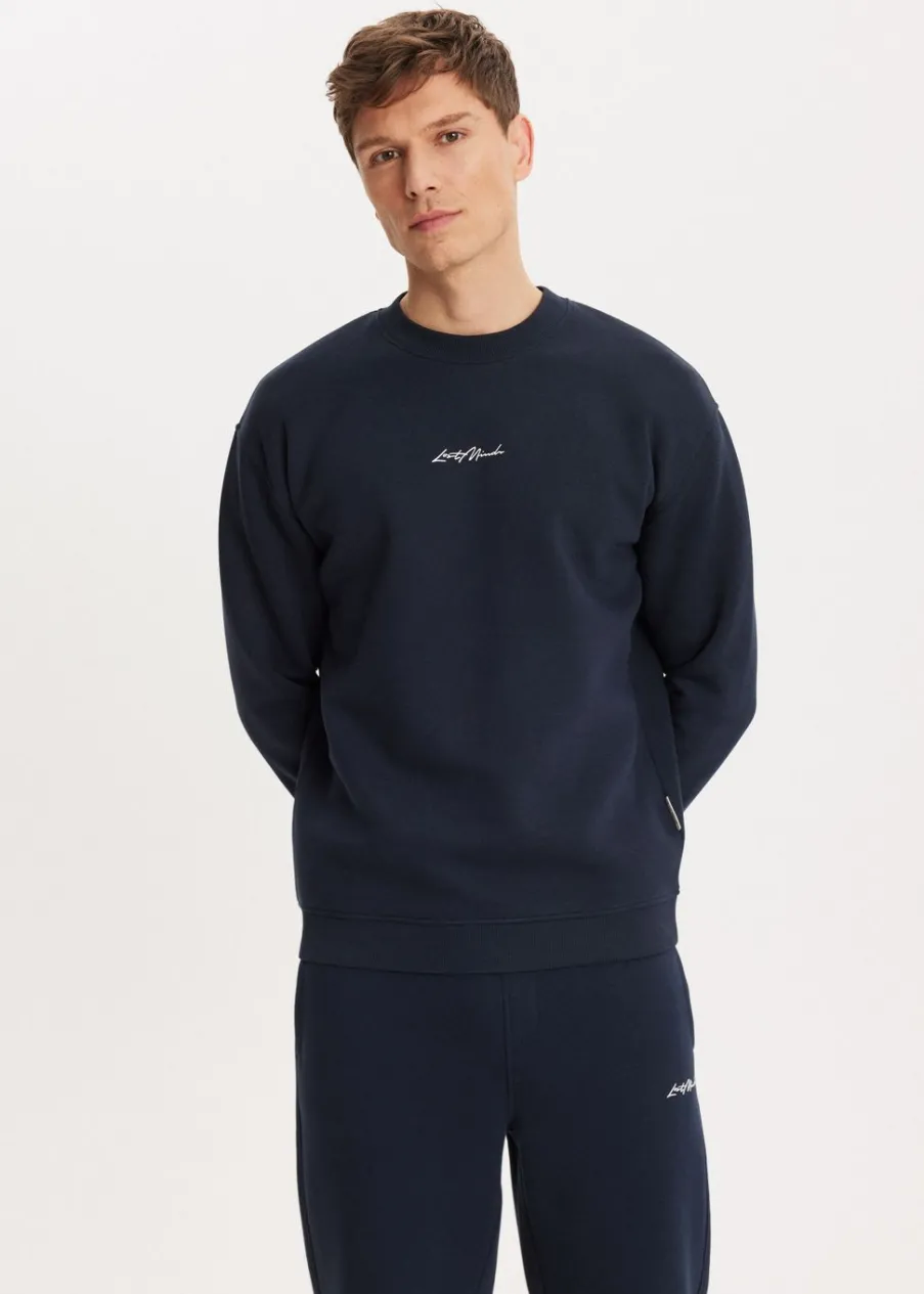 The Sting Brushed written sweater<Heren Sweaters En Hoodies