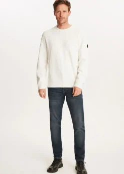 The Sting Chenille trui met structuur<Heren Truien En Vesten