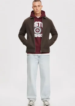 The Sting Conor overshirt met rits<Heren Overshirts