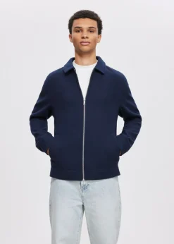 The Sting Conor overshirt met rits<Heren Overshirts