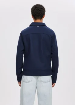 The Sting Conor overshirt met rits<Heren Overshirts