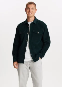 The Sting Corduroy overshirt<Heren Overshirts