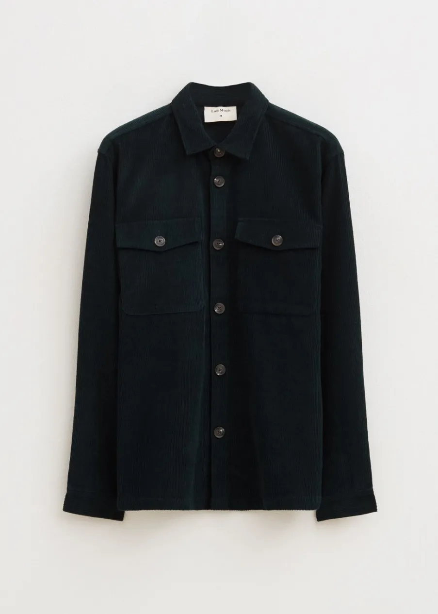 The Sting Corduroy overshirt<Heren Overshirts
