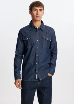 The Sting Denim overhemd<Heren Overhemden