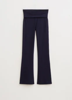 The Sting Flare legging met vouwband<DAMES Basics|Broeken