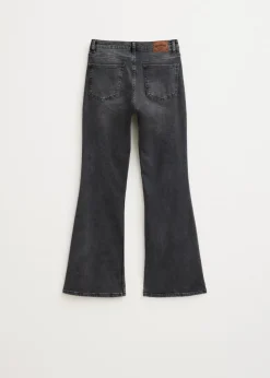 The Sting Flared jeans met pintuck<DAMES Jeans