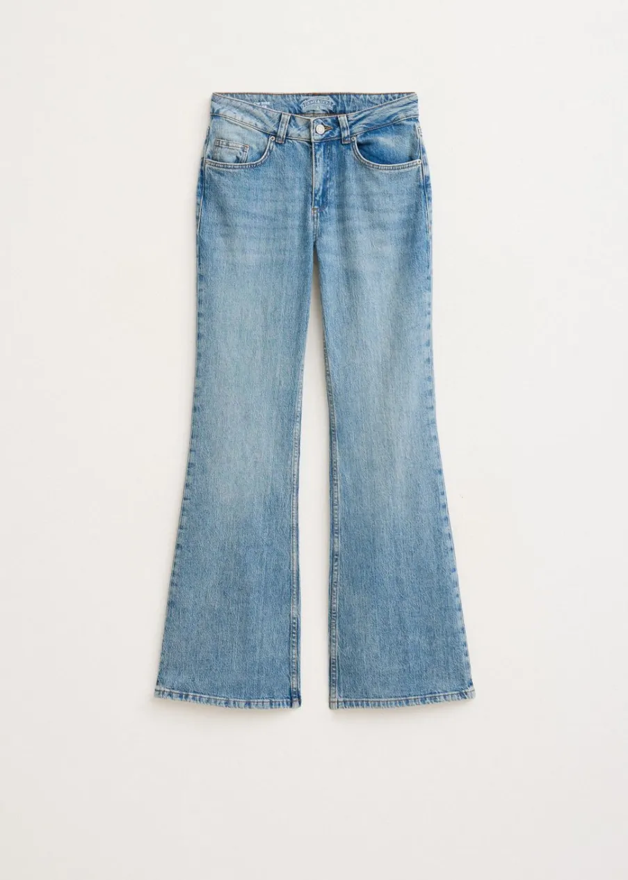 The Sting Flared jeans met printdetail<DAMES Jeans