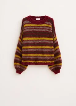 The Sting Fluffy trui met strepen<DAMES Truien En Vesten