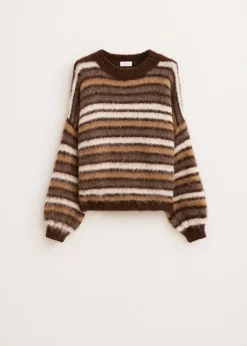 The Sting Fluffy trui met strepen<DAMES Truien En Vesten