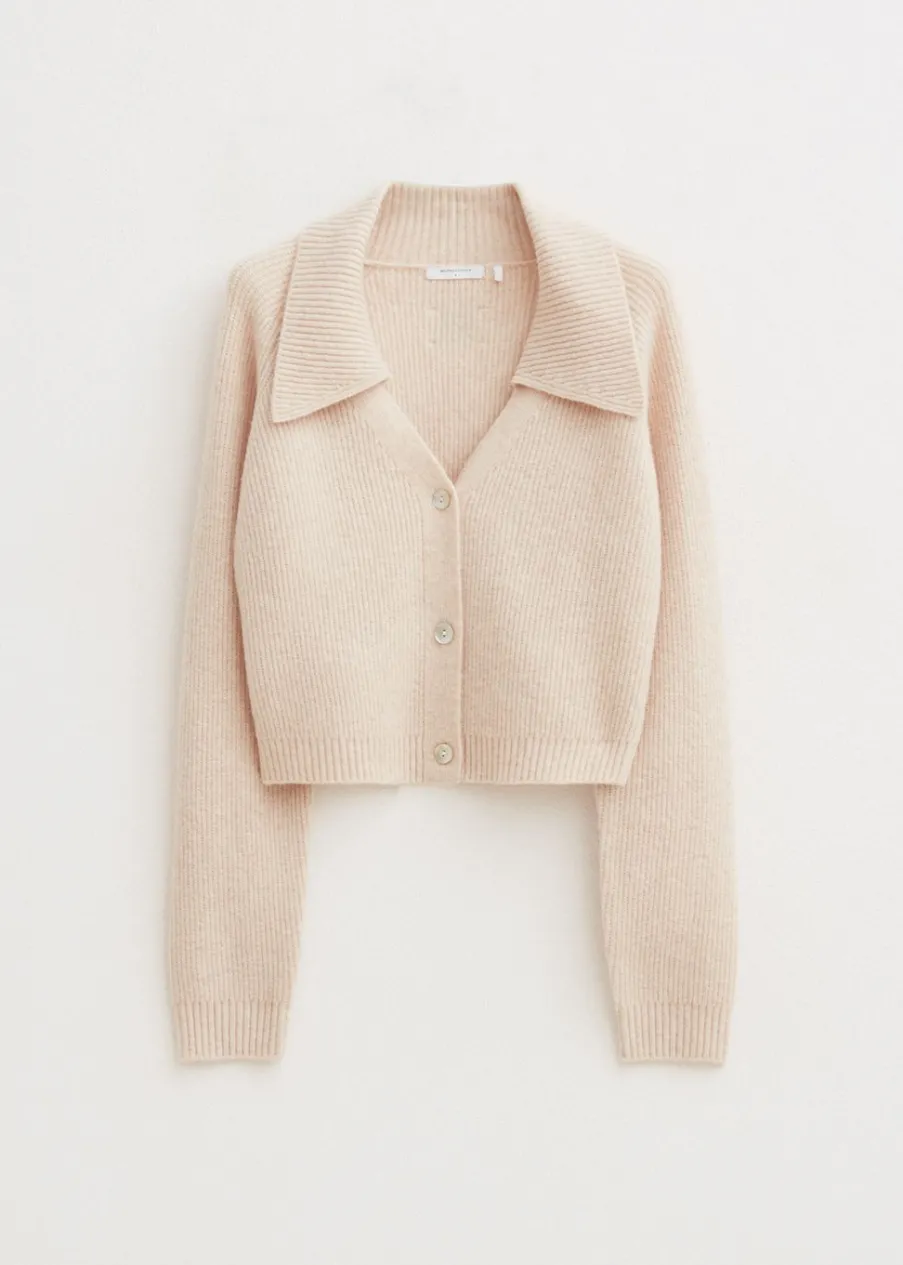 The Sting Gebreid vest met brede kraag<DAMES Truien En Vesten