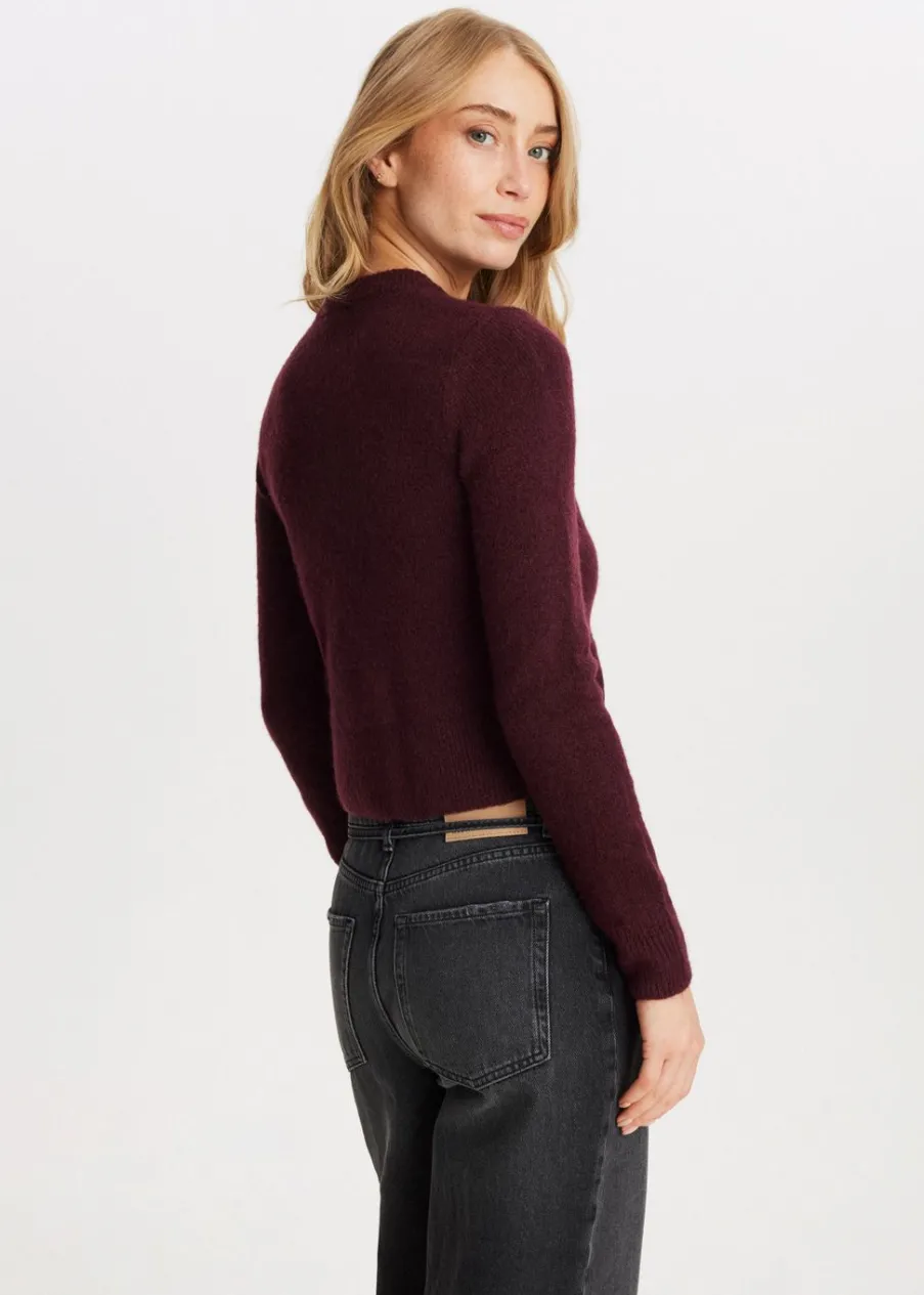 The Sting Gebreid vest met knopen<DAMES Basics|Truien En Vesten