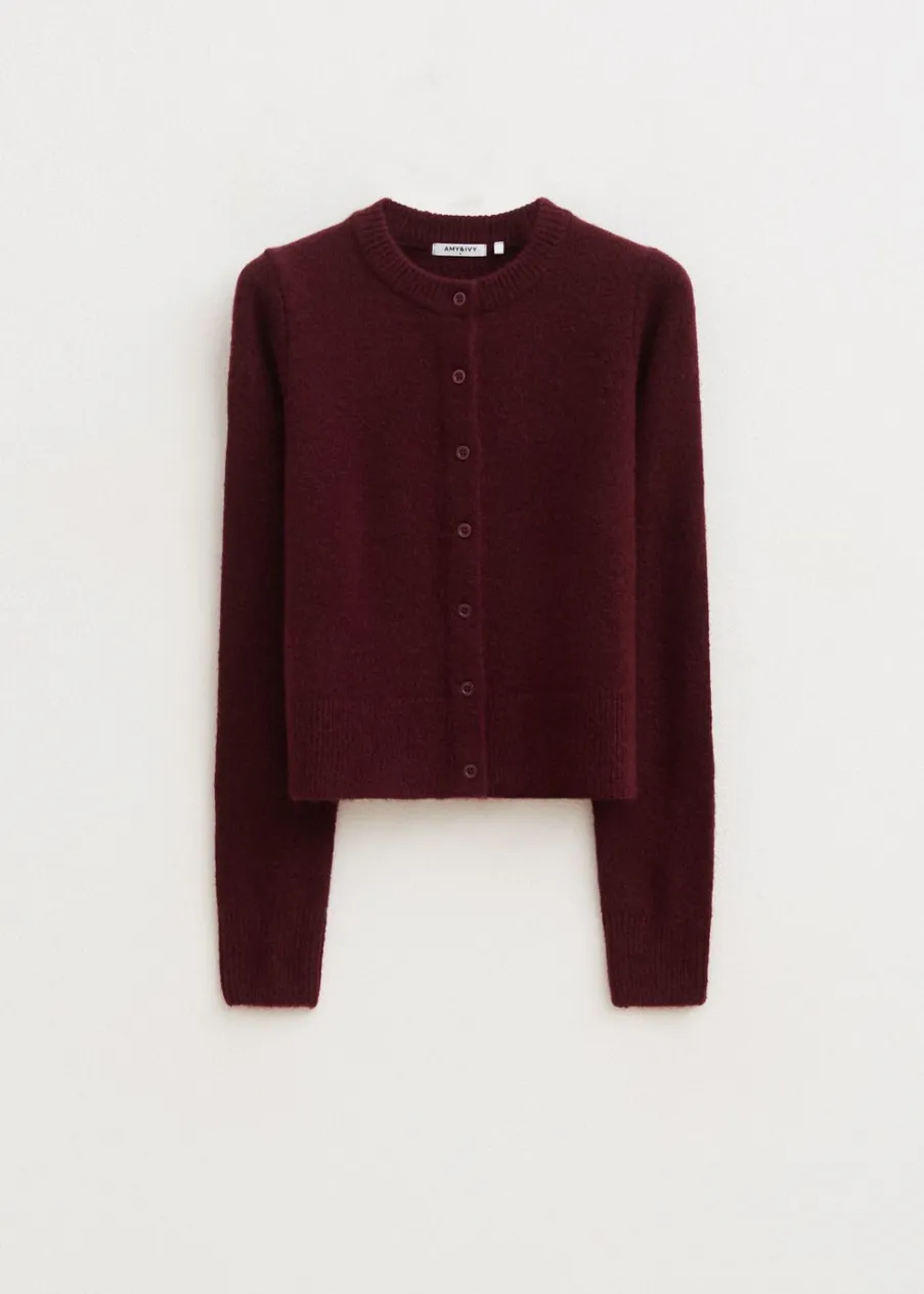 The Sting Gebreid vest met knopen<DAMES Basics|Truien En Vesten