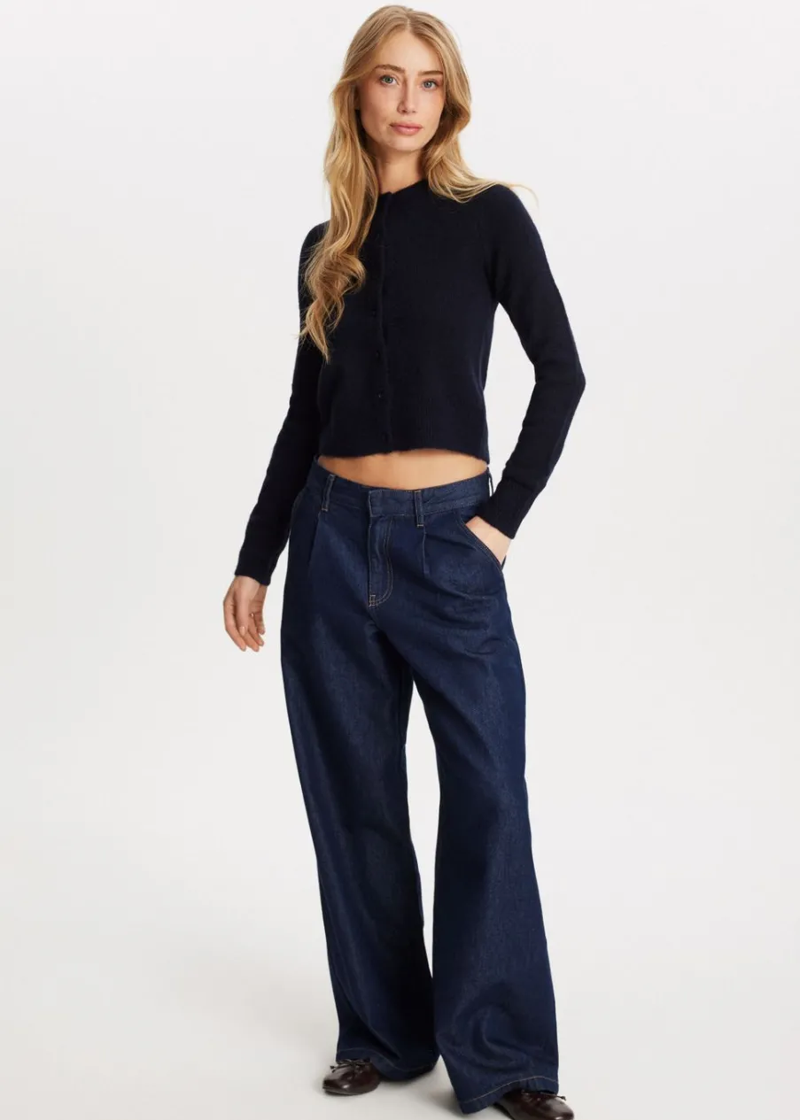 The Sting Gebreid vest met knopen<DAMES Basics|Truien En Vesten