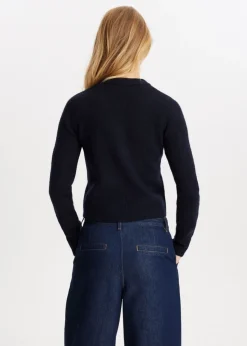 The Sting Gebreid vest met knopen<DAMES Basics|Truien En Vesten