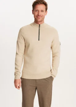 The Sting Gebreide half zip trio<Heren Truien En Vesten
