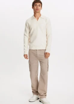 The Sting Gebreide johnny trui<Heren Polo's|Truien En Vesten