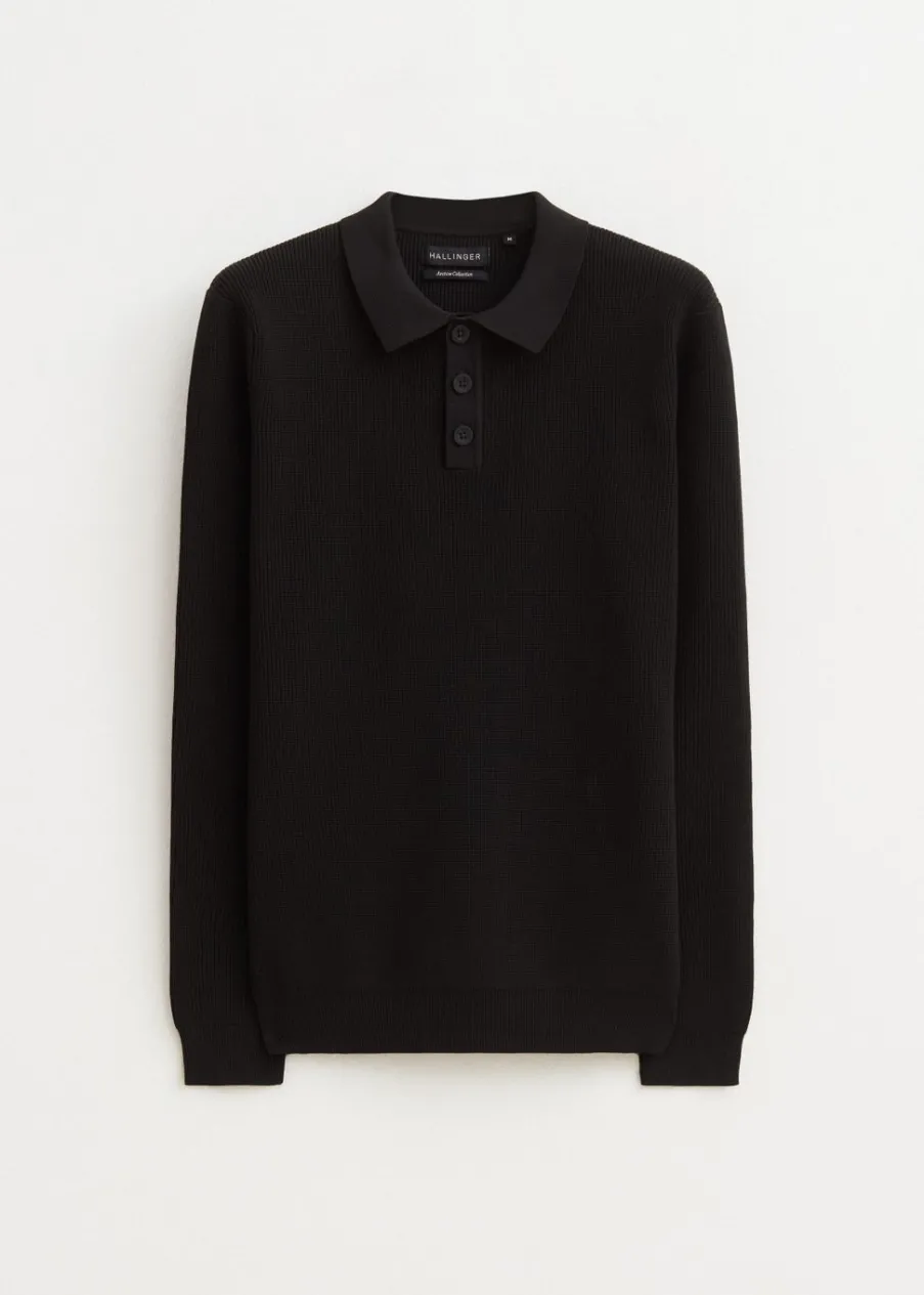 The Sting Gebreide polo<Heren Polo's|Truien En Vesten