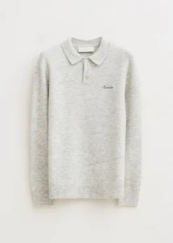 The Sting Gebreide polo met merk<Heren Polo's|Truien En Vesten