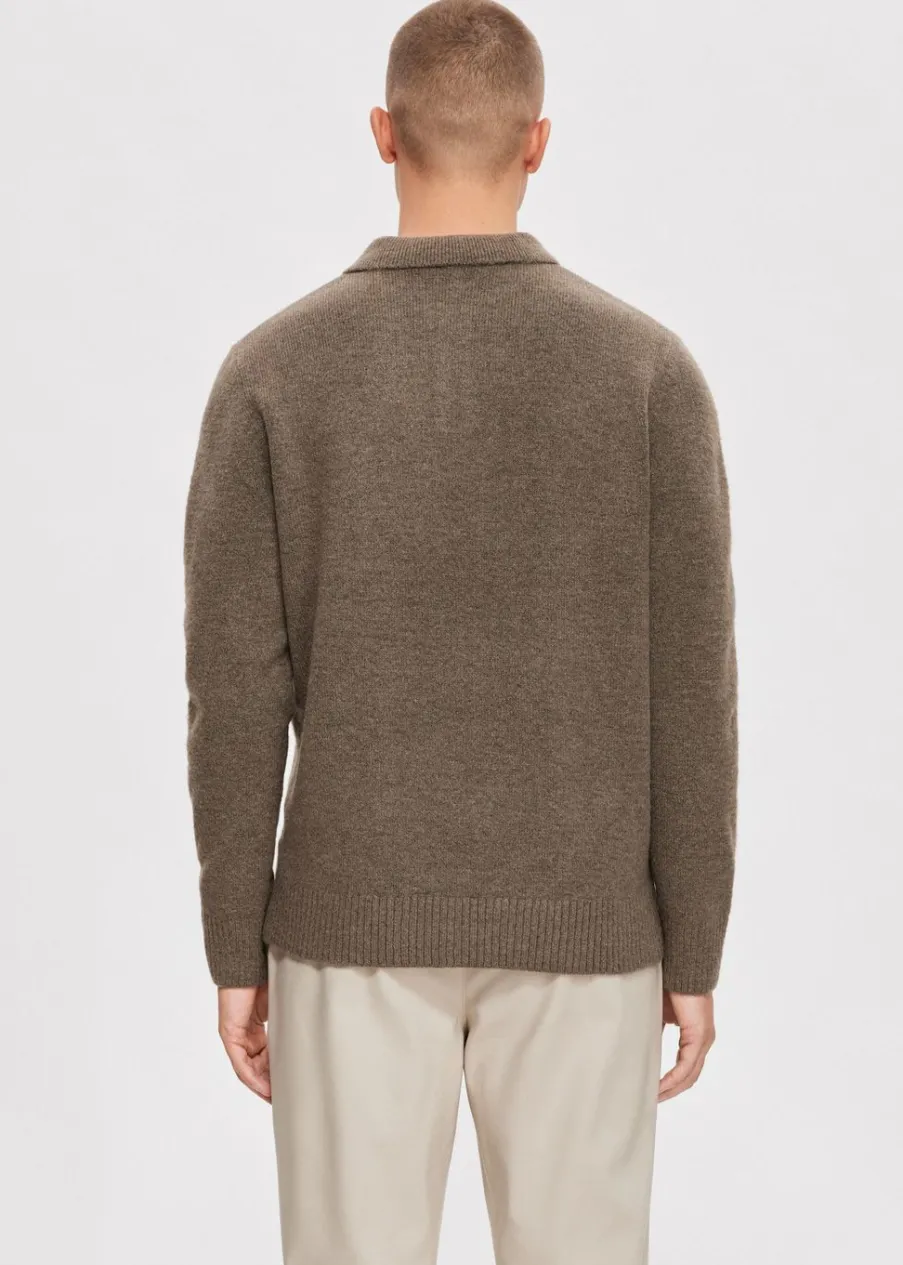 The Sting Gebreide polo met merk<Heren Truien En Vesten|Polo's