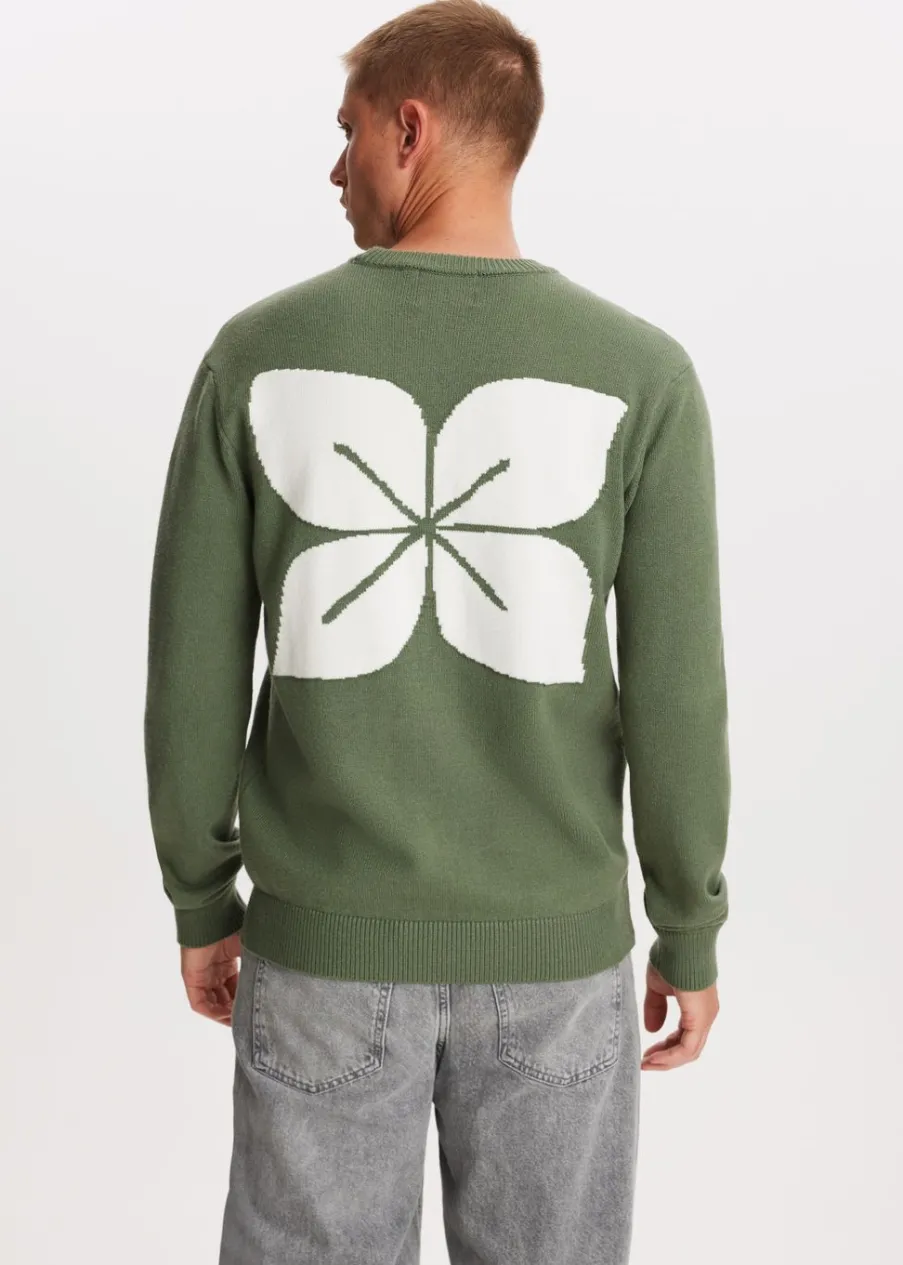 The Sting Gebreide trui met bloem<Heren Truien En Vesten