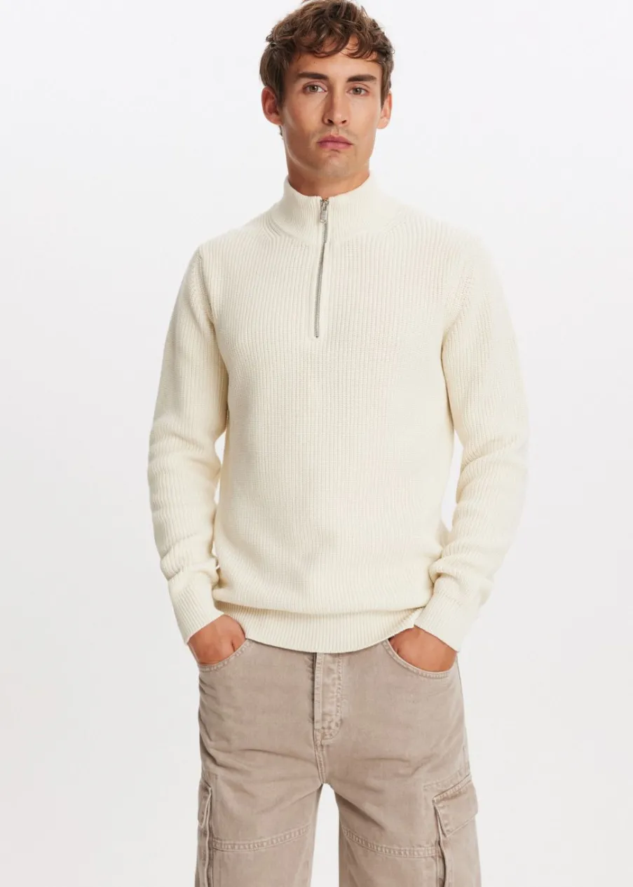 The Sting Gebreide trui met half zip<Heren Truien En Vesten