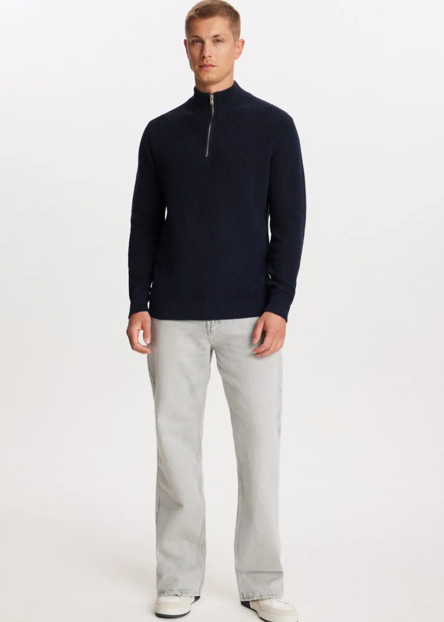 The Sting Gebreide trui met half zip<Heren Truien En Vesten