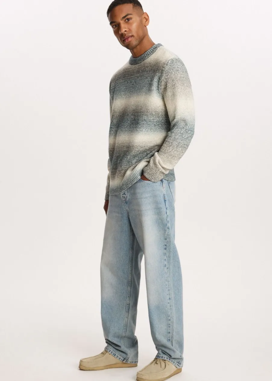 The Sting Gebreide trui met kleurverloop<Heren Truien En Vesten